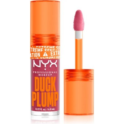 NYX Professional Makeup Duck Plump lesk na rty se zvětšujícím efektem 09 Strike A Rose 6,8 ml – Zboží Mobilmania