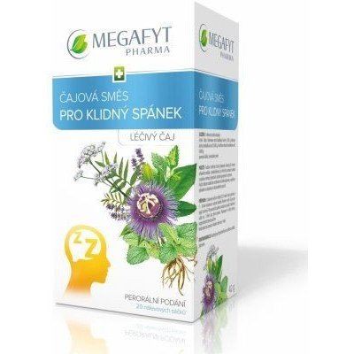 Megafyt Čajová směs pro klidný spánek nálevové sáčky 20 x 1,5 g – Zboží Mobilmania