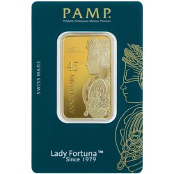 PAMP Fortuna 45. výročí zlatý slitek 1 oz