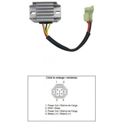 DZE regulátor napětí SUZUKI RMZ 250 10-17; RMZ 450 08-17 (32800-28H00) (12A) – Hledejceny.cz