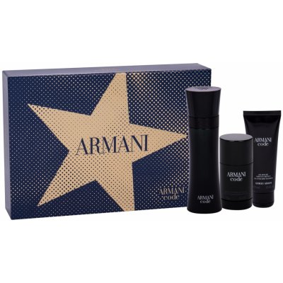 Giorgio Armani Code pour Homme EDT 125 ml + sprchový gel 75 ml + deostick 75 ml dárková sada – Hledejceny.cz