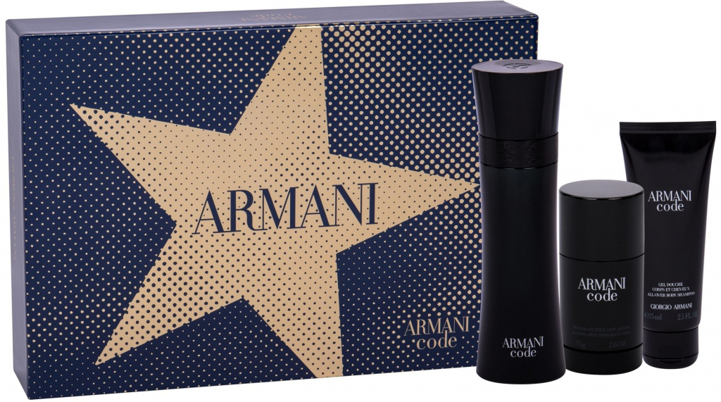 Giorgio Armani Code pour Homme EDT 125 ml + sprchový gel 75 ml + deostick 75 ml dárková sada