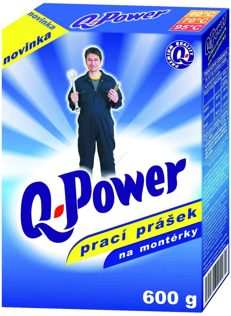 Q-Power prací prášek na montérky 600 g od 39 Kč - Heureka.cz