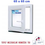 ERKADO 65x65 cm bílé otevíravé i sklopné levé – Hledejceny.cz