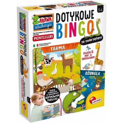MONTESSORI Lisciani PLUS TOUCH BINGO SE ZVÍŘÁTKY – Zbozi.Blesk.cz