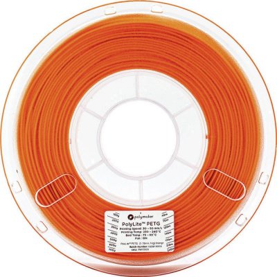 Polymaker PolyLite PETG Orange, 2,85 mm, 1 kg – Zboží Živě