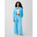 GAP Tepláky s logem Wide-Leg Modrá – Zboží Dáma