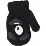 BeSnazzy pletené dětské rukavičky zateplené s obrázkem chlapecké tmavě šedé – Sleviste.cz