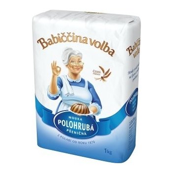 Babiččina volba pšeničná mouka polohrubá, 1kg