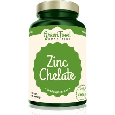 GreenFood Zinc Chelate 90 kapslí – Hledejceny.cz
