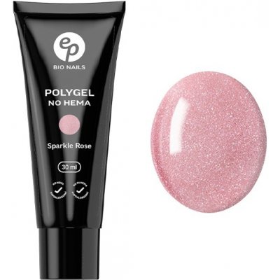 BIO nails Poly gel SPARKLE ROSE No HEMA v tubě 30 ml – Zboží Dáma BIO nails Poly gel SPARKLE ROSE No HEMA v tubě 30 ml – Zboží Dáma