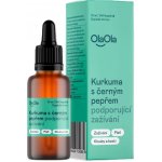OlaOla Kurkuma s černým pepřem podporující zažívání 10 ml – Hledejceny.cz