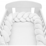 New Baby Ochranný mantinel do postýlky cop mušelínový bílý – Sleviste.cz