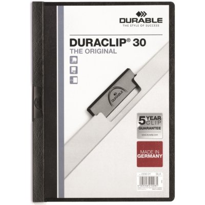 Durable Duraclip 30 A4 Desky s klipem černé