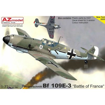 AZ Model AZ7661 Bf 109E 3 Battle of France 1:72