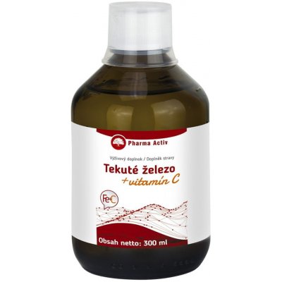 Pharma Activ Koloidní železo + Vitamín C liquid 300 ml – Hledejceny.cz