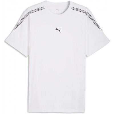 Puma pánské triko Essentials Tape Tee bílá černá – Zboží Mobilmania