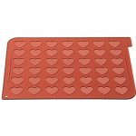 CakeSupplies Silikonová forma na makrónky ve tvaru srdce 30x40cm – Zboží Dáma