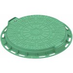 Standartpark Plastový kulatý poklop 800 mm zelená – HobbyKompas.cz