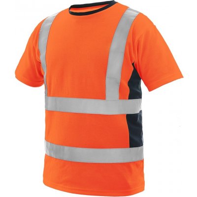 Canis CXS tričko EXETER výstražné pánské oranžová reflexní Modrá L – Zboží Dáma