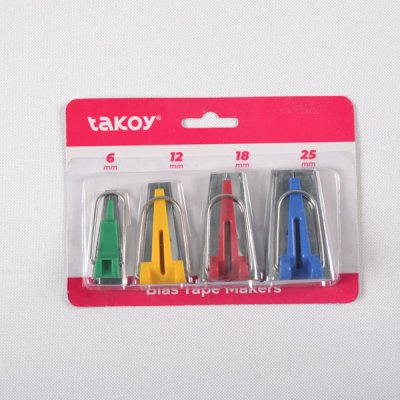 Takoy Sada 4 zakladačů šikmých proužků 6 / 12 / 18 / 25 mm – Zboží Dáma