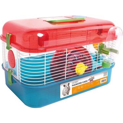 M-Pets Derby klec pro křečky s vybavením 42 × 26,5 × 27 cm – Zboží Mobilmania