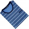 Pánské pyžamo C-lemon AL3877O pánská noční košile dl.rukáv modrá