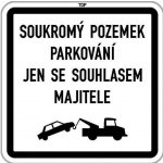 Dodatková tabule - Soukromý pozemek – HobbyKompas.cz