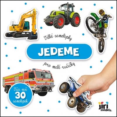 Velké samolepky pro malé ručičky Jedeme! – Zboží Mobilmania