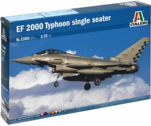 Italeri EF-2000 TYPHOON Single Seater 1355 1:72