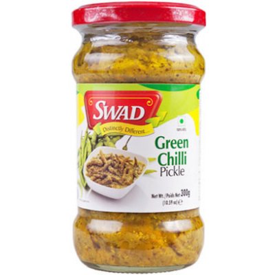 Swad Nakládaná Zelená Chilli Pickle 300 g