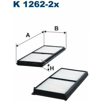 Filtr, vzduch v interiéru FILTRON K 1262-2x (K12622X) – Hledejceny.cz