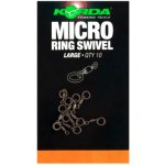 Korda Obratlík Micro Rig Ring Swivel Large – Zboží Mobilmania