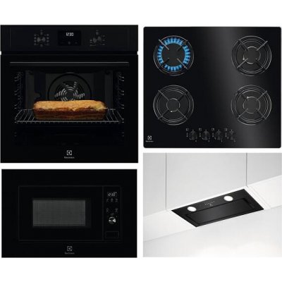 Set Electrolux EOF3H40TH + 300 LMS2203EMK + EGT6242NVK + LFG716R – Zboží Dáma