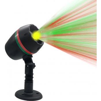 Bezdoteku LED vánoční laser červená zelená projektor RG iPRO 5W červená zelená