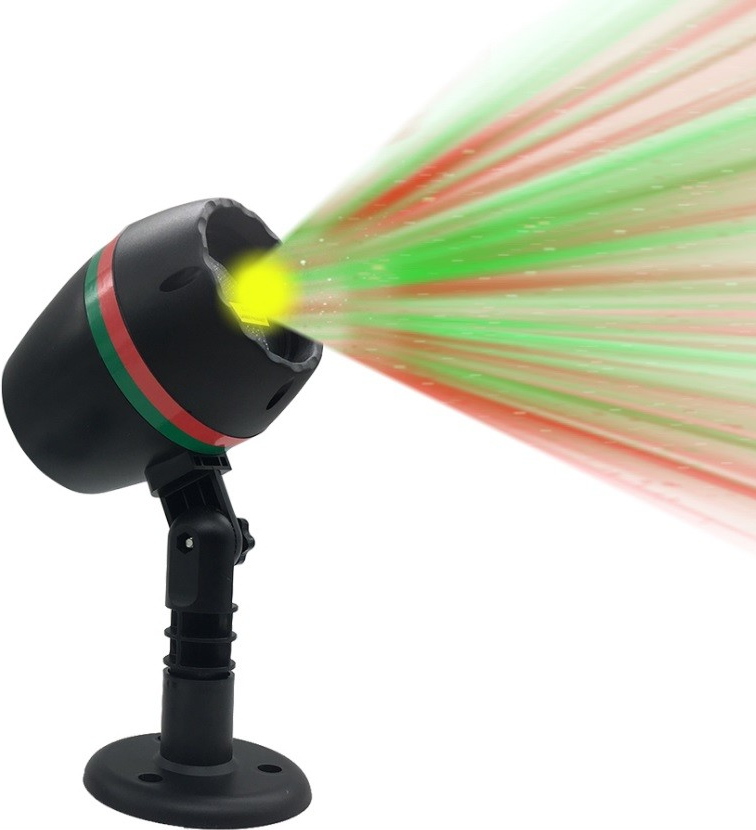 Bezdoteku LED vánoční laser červená zelená projektor RG iPRO 5W červená zelená