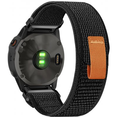 Eternico Nylon Loop Strap for Garmin QuickFit 22mm black AET-QF22NLS-bl – Zboží Živě