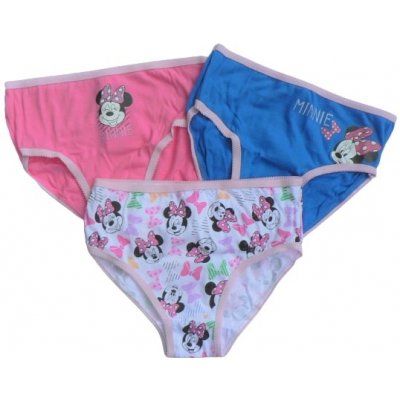 Dívčí kalhotky Minnie 3pack růžová modrá – Zboží Mobilmania