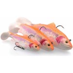 SAVAGE GEAR 4D Trout Rattle Shad 12,5cm 35g Golden Albino – Zboží Mobilmania