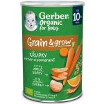 GERBER Organic křupky s mrkví a pomerančem 35 g – Zbozi.Blesk.cz