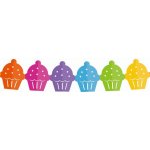 Papírová girlanda muffiny cupcakes 360 cm – Zboží Dáma