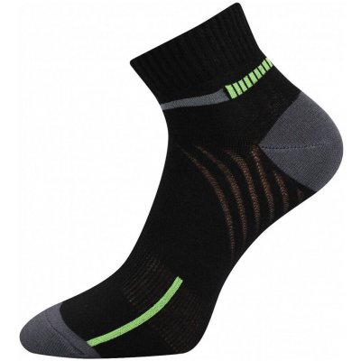 Pánské krátké vzorované ponožky extra prodyšné s elastanem zelený pruh – Zboží Mobilmania