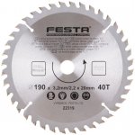 Festa Pilový kotouč s SK plátkem, 190 x 20 mm, 40 zubů, TCT 22319 – Sleviste.cz