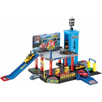 Wiky Vehicles Garáž s výtahem a čerpací stanicí 57x35x33 cm - český obal – Zboží Dáma