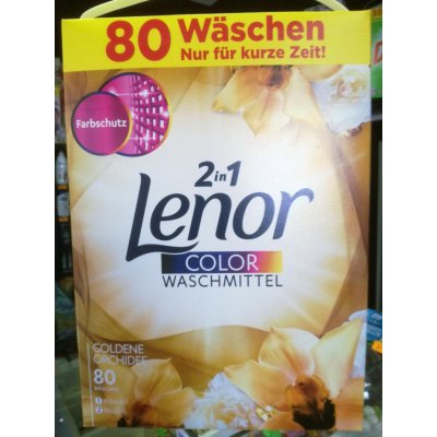 Lenor 2v1 Color Gold Orchid prací prostředek 5,2 kg 80 PD – Zbozi.Blesk.cz