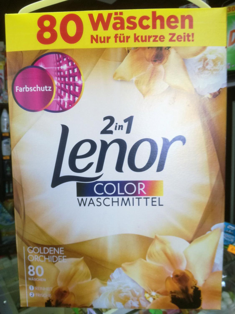 Lenor 2v1 Color Gold Orchid prací prostředek 5,2 kg 80 PD