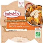 Babybio Sladké brambory s kaštanovým pyré a farmářskou perličkou 230 g – Sleviste.cz