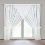 EUROFIRANY ZÁCLONA NA PÁSCE CAROLINE 400X250 CM BÍLÁ – Hledejceny.cz