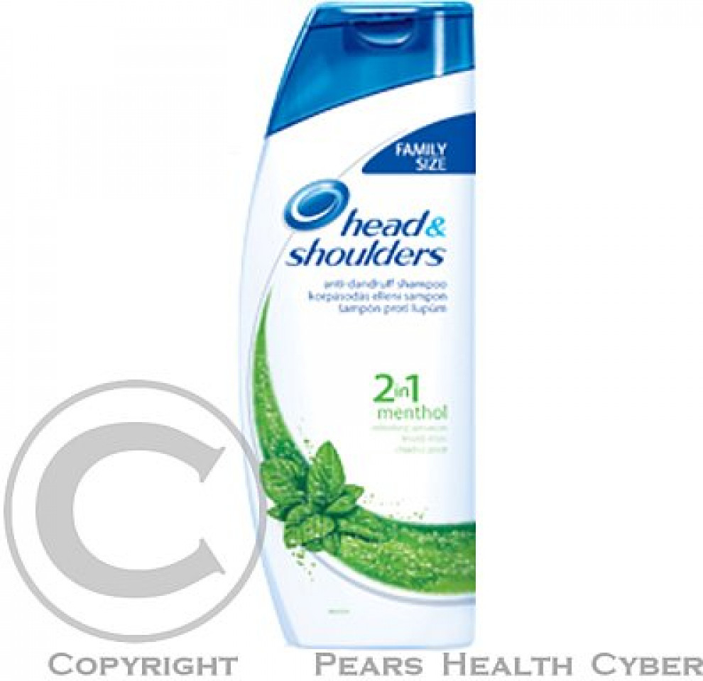 Head & Shoulders Mentohol šampon a kondicionér 2v1 proti lupům 400 ml