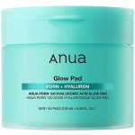 Anua PDRN 100 Hyaluronic Acid Glow Pad Rozjasňující polštářky s PDRN a kyselinou hyaluronovou 60 ks 180 ml – Zboží Mobilmania
